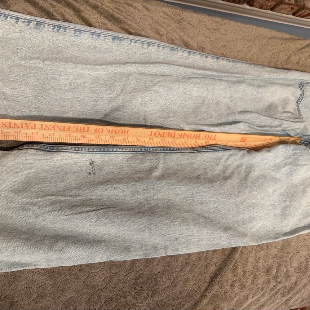Light Blue Wide-Leg kids Abercrombie Jeans - Picture 7 of 7
